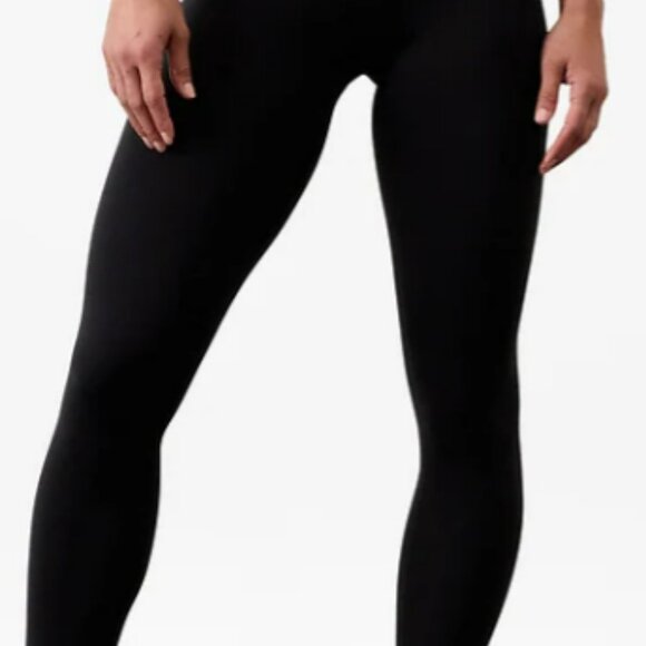 Athleta‎ Elation Ultra High Rise Velvet Tight Yoga XXS Black - Picture 2 of 6